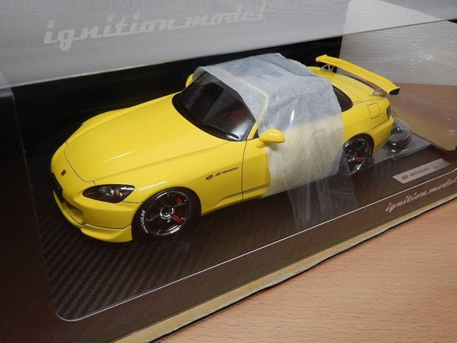Honda S2000 Yellow 1/18  イグニッションモデル Maisto 1:18 Honda S2000 yellow 31879 model car 31879